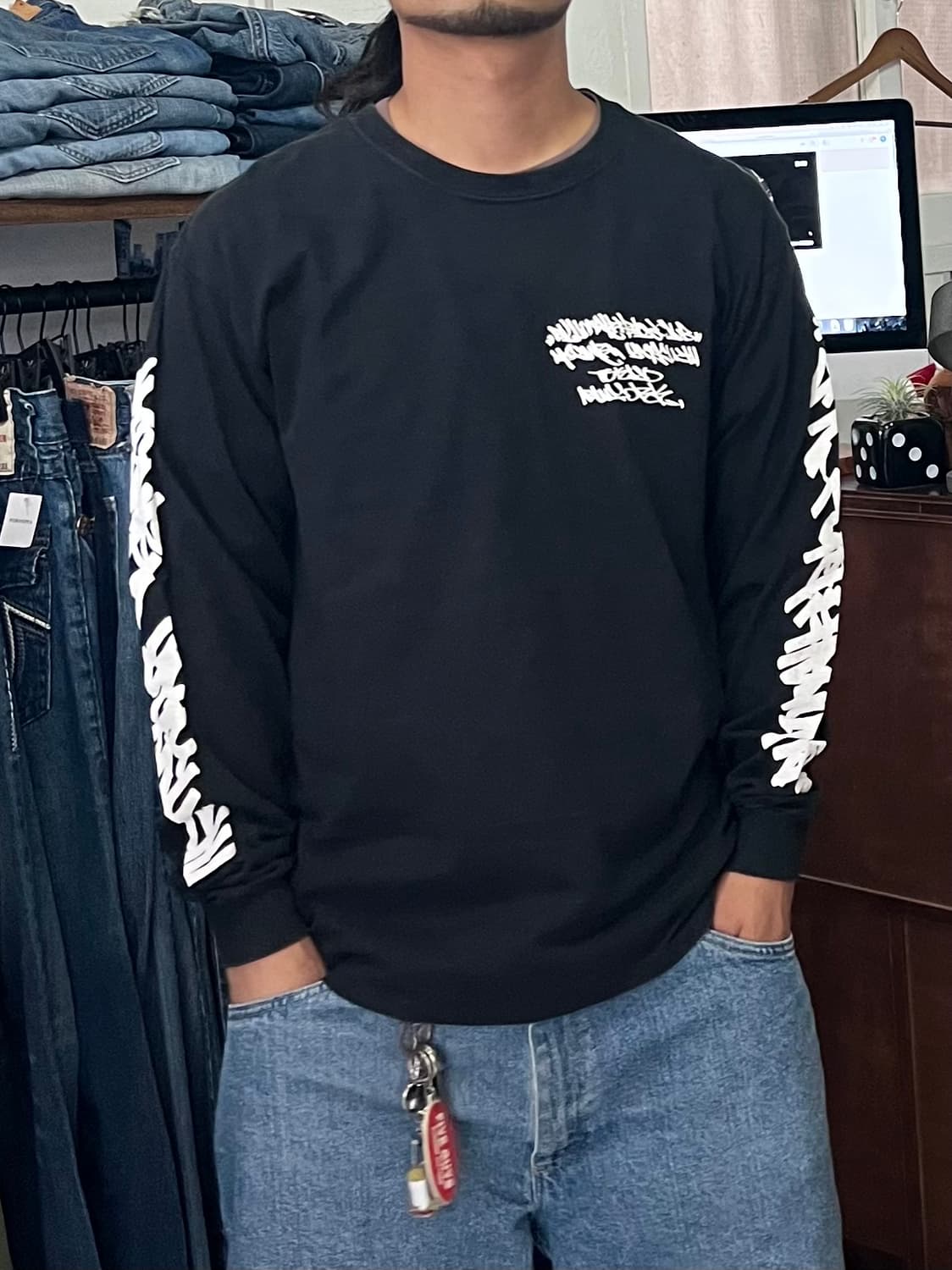 BILLIONAIRE BOYS CLUB 롱슬리브 블랙 (체감L) 상품이미지2