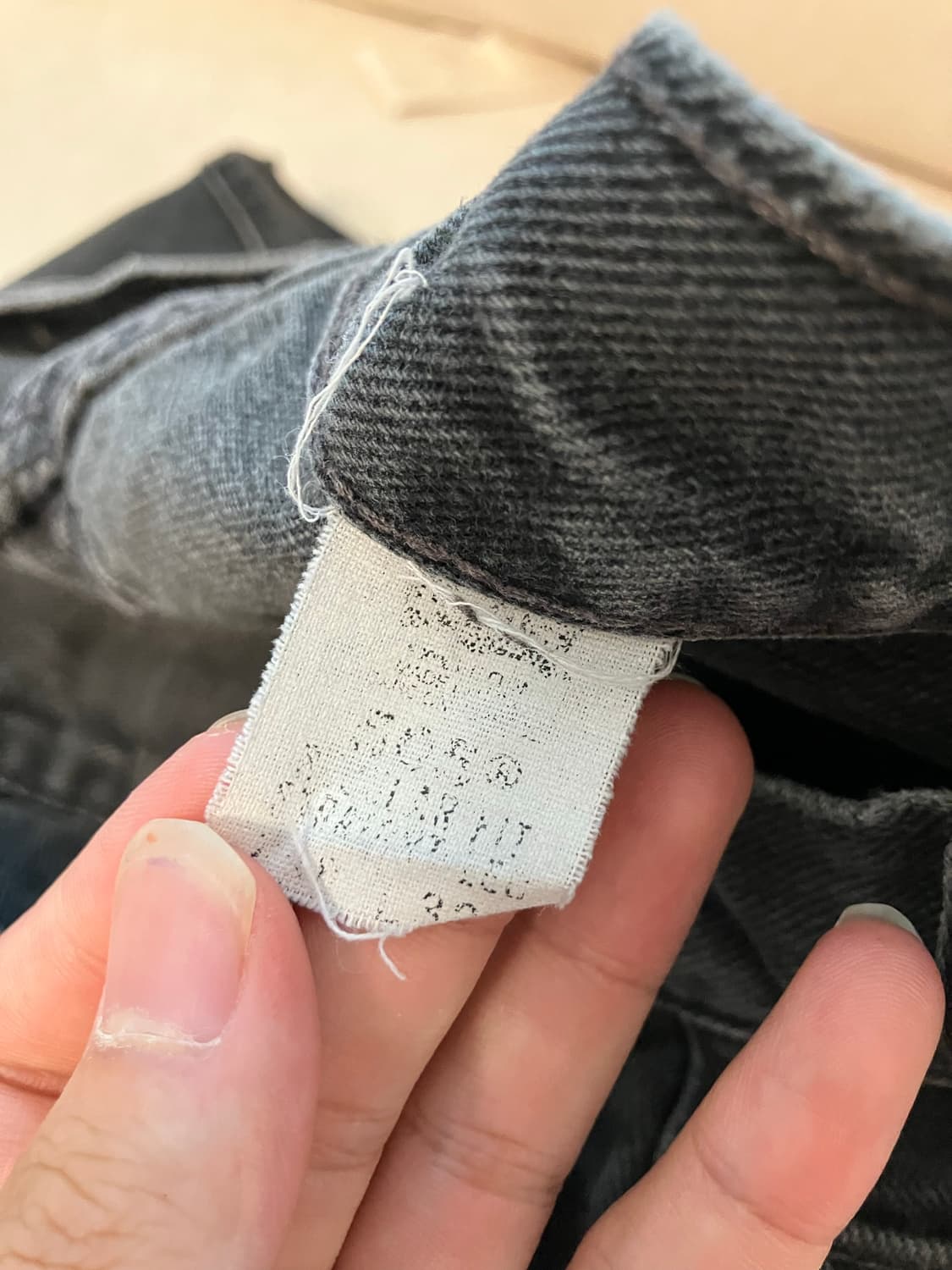 90s Levi’s black 505 (USA) 상품이미지8