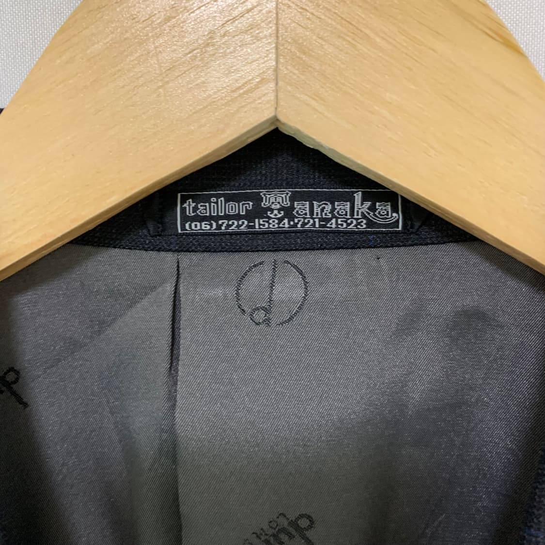 던힐 체크 더블 브레스트 버튼 자켓 블레이저 차콜 더블브레스티드 상품이미지4