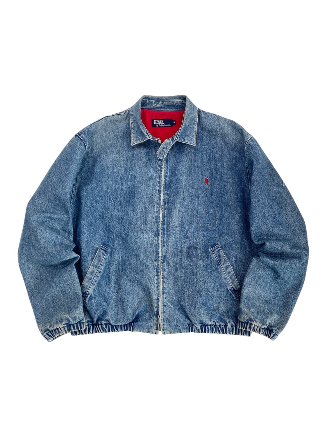 8-90's 폴로 데님 스윙탑 자켓 상품이미지1