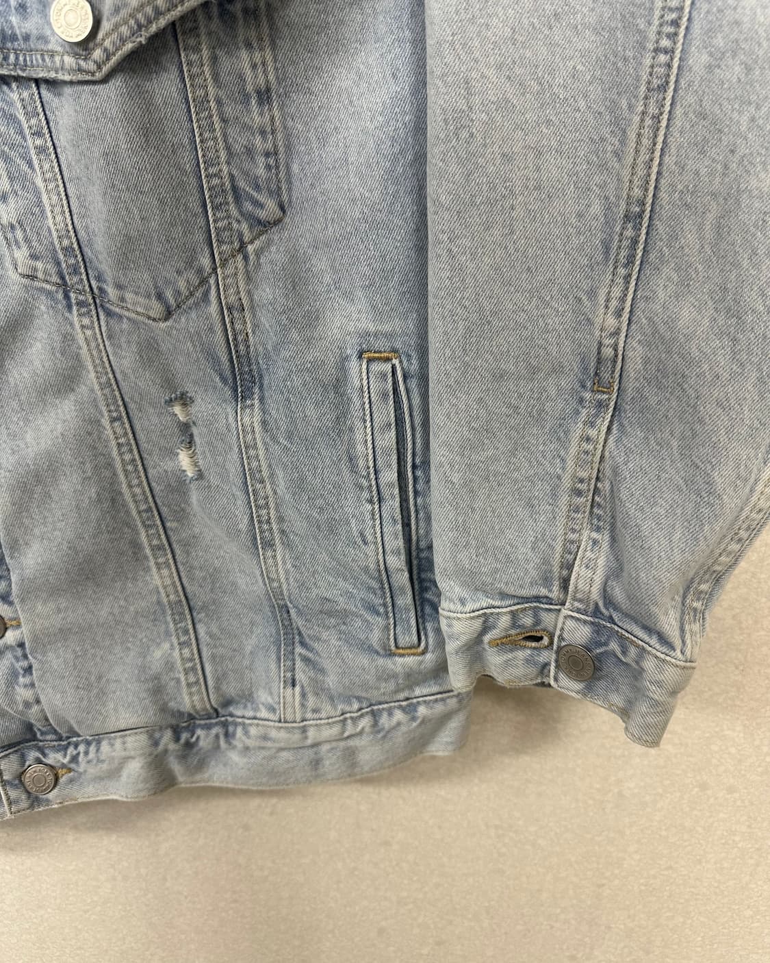 (L~XL)타미 빅로고 청자켓-M2162  상품이미지4