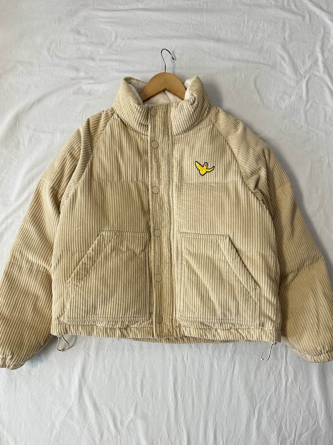 와릿이즌 여성 코듀로이 다운 푸퍼 상품이미지1