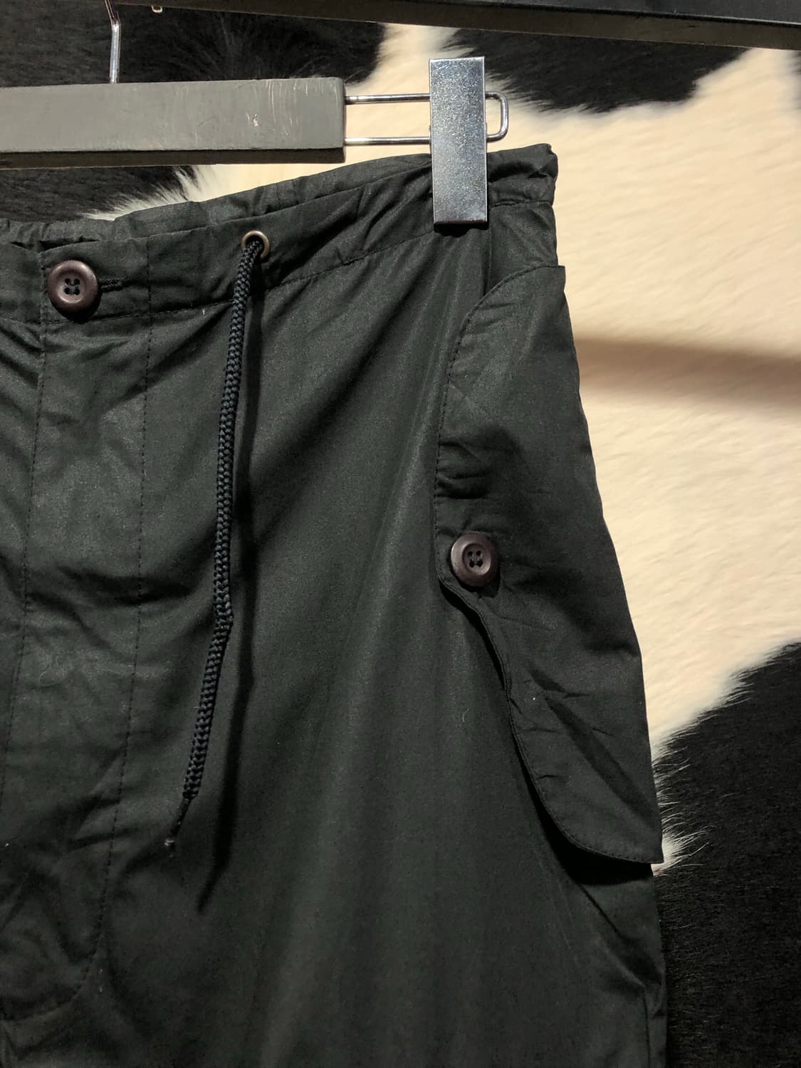 블랙 나일론 벌룬핏 팬츠  상품이미지3