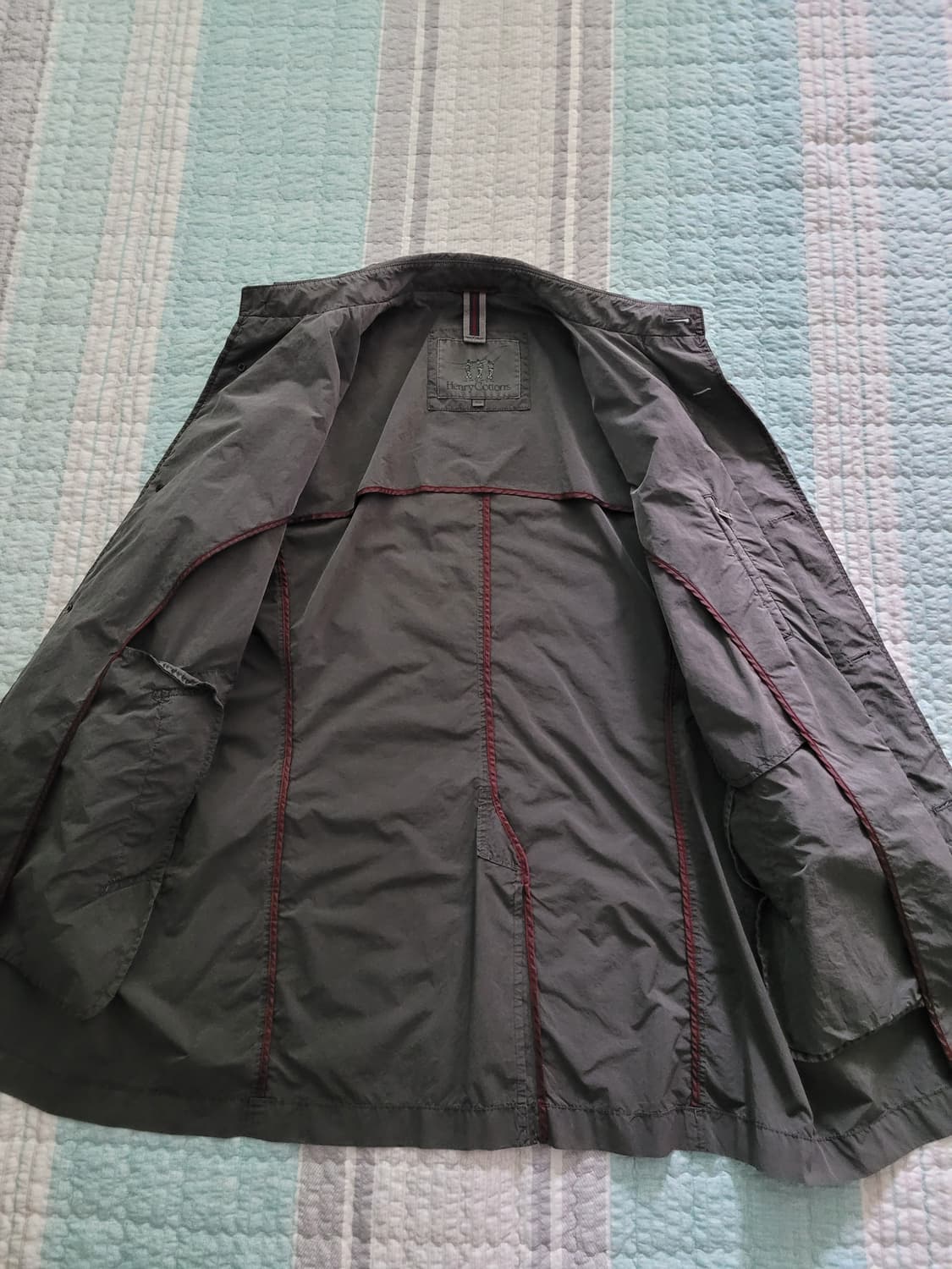 헨리코튼 Henry Cotton 가먼트다잉 바람막이 자켓 100사이즈  상품이미지4
