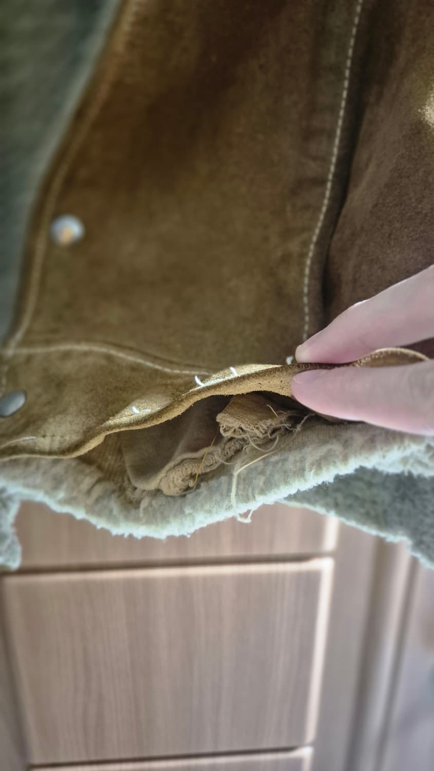 JCPENNEY 80년대 빈티지 웨스턴 쉐르파 스웨이드 가죽자켓 레더자켓 상품이미지5