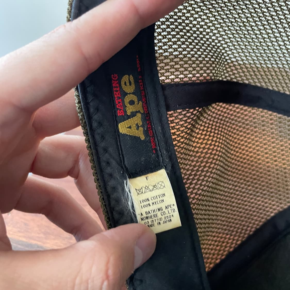 90s 베이프 OG 초기형 트러커 모자 상품이미지5