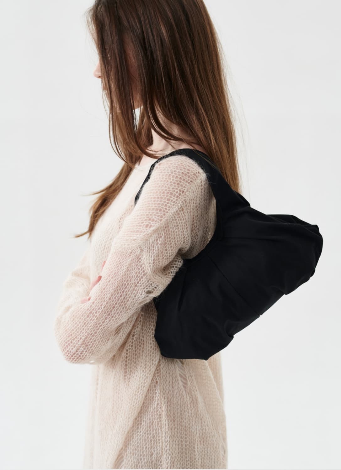 오타이 러슬링 핸드 백 블랙 상품이미지1