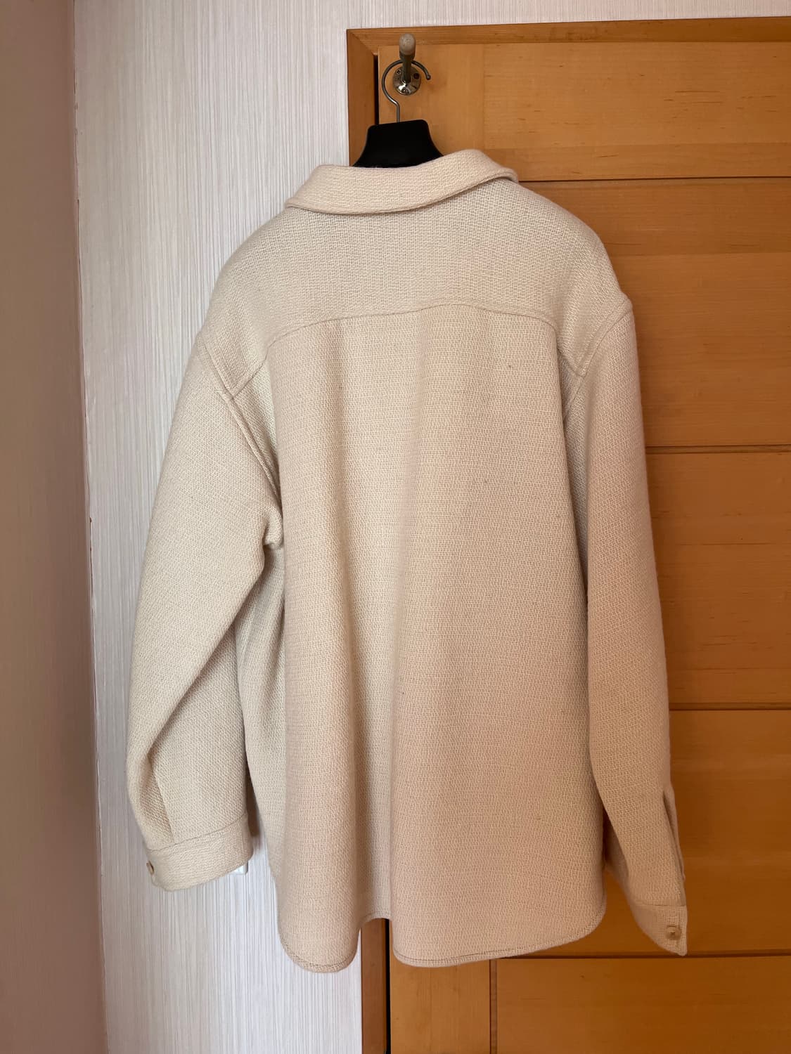 22aw 셔틀랜드 울 코튼 셔츠 블루종 4사이즈 상품이미지2