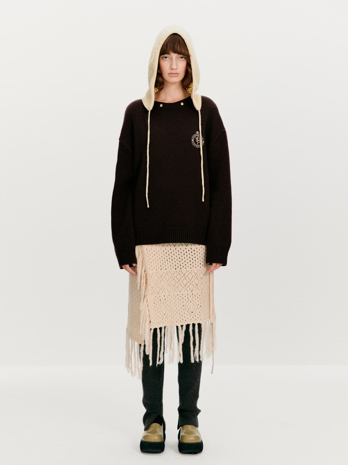 더오픈프로덕트 후디스웨터 네이비 상품이미지1