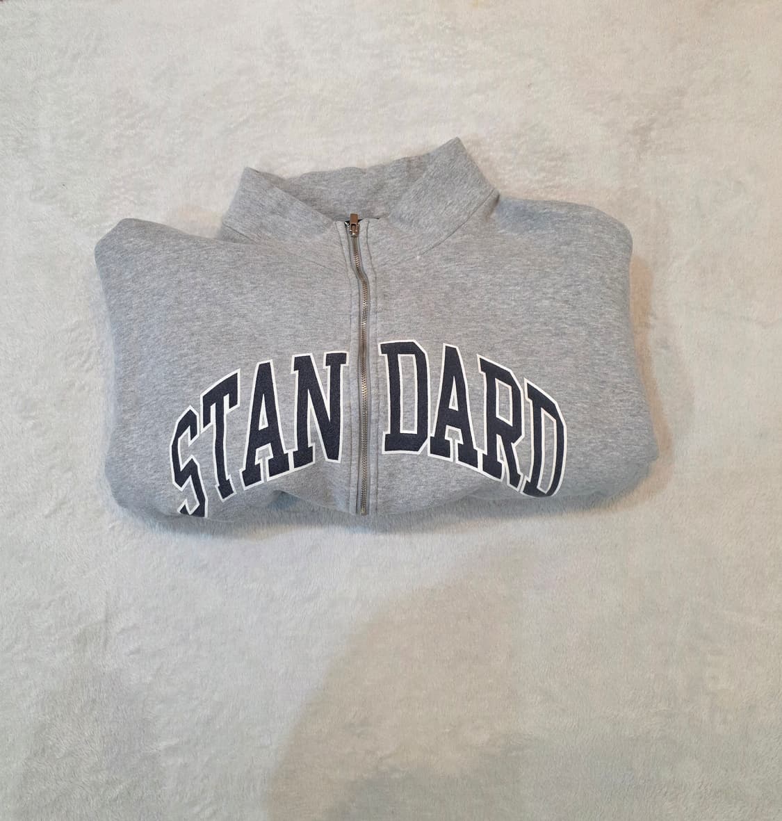 (여성) 크롭 숏 기모 집업 상품이미지5