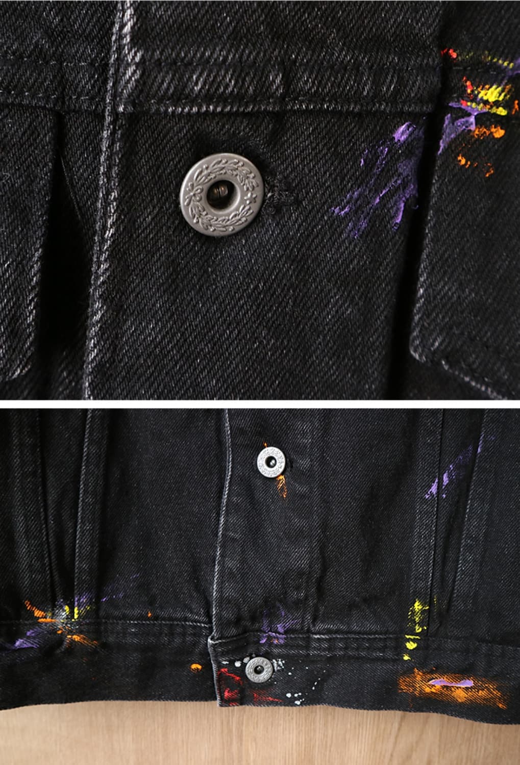 블랙아웃 BLACK OUT 블랙 페인팅 데님 자켓

굿 컨디션 상품이미지4