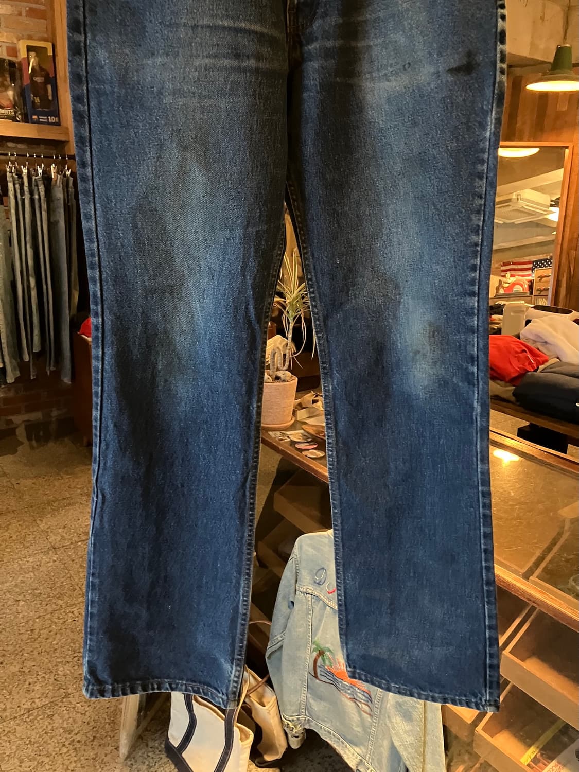 90s USA 빈티지 리바이스 517 부츠컷 데님 팬츠 상품이미지4