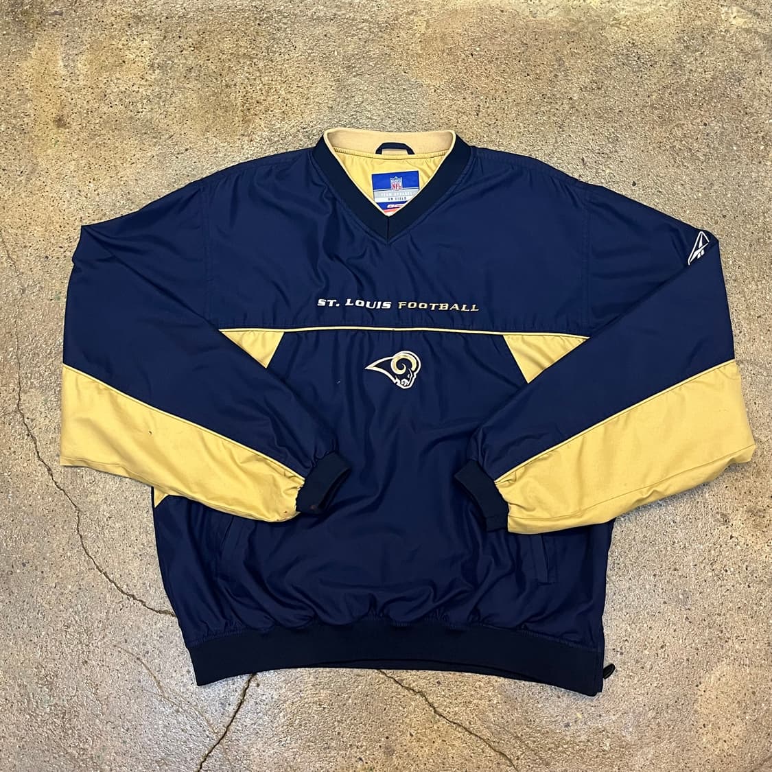 미국 빈티지 NFL 풋볼 풀오버 바람막이 상품이미지2