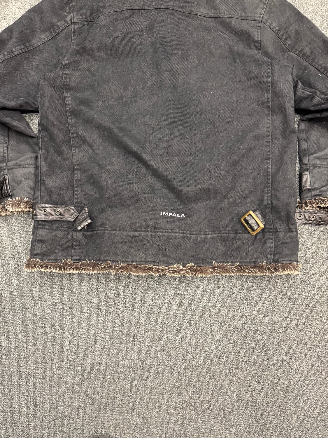 XL)IMPALA 빈티지 Y2K 무스탕(버클X) 상품이미지9