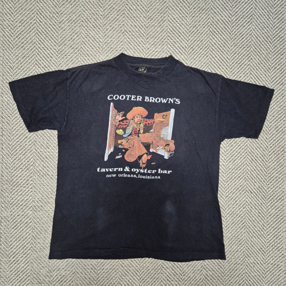 80s Anvil 양면 그래픽 싱글스티치 티셔츠 (XL) 상품이미지1