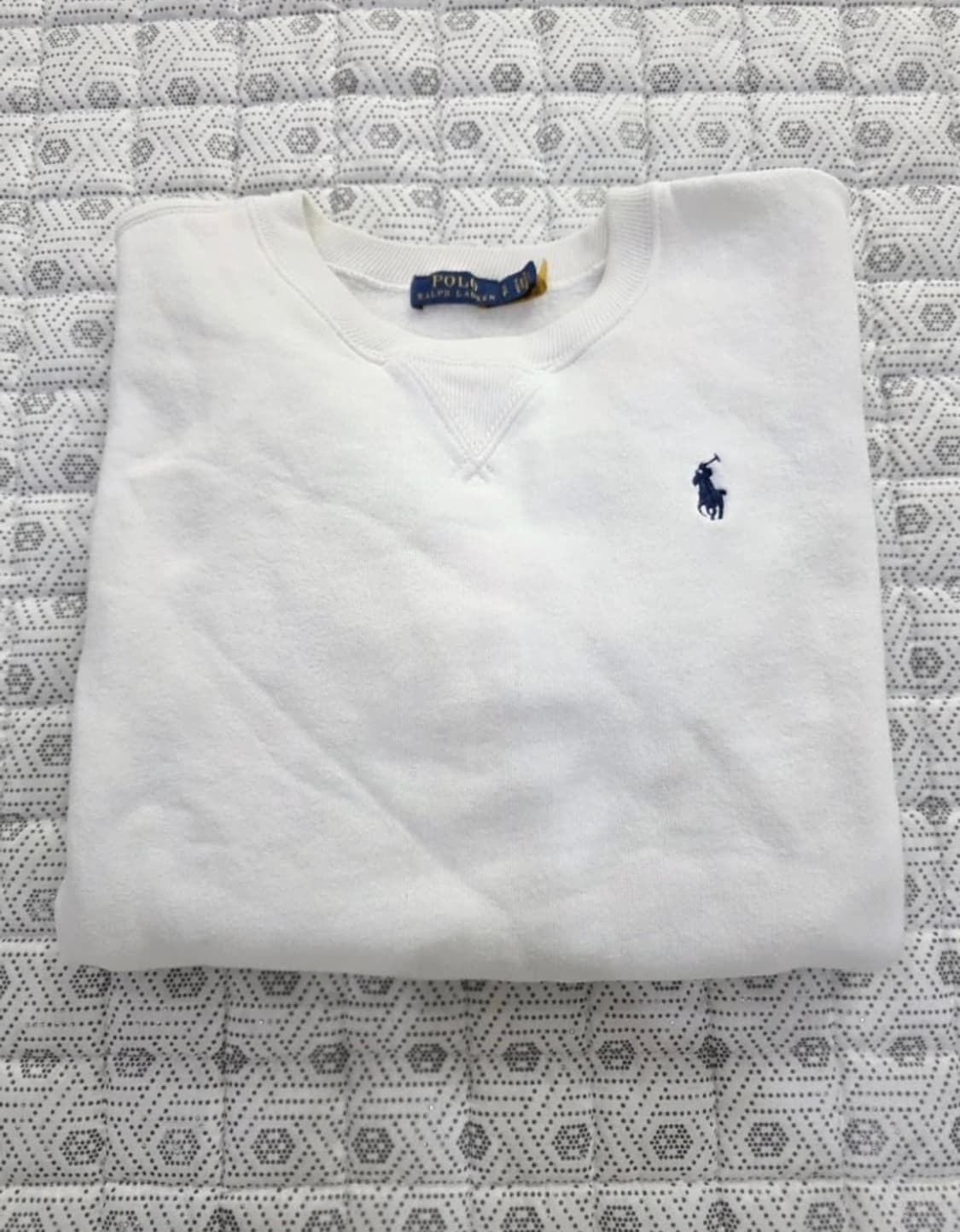 폴로 맨투맨 흰색 상품이미지3