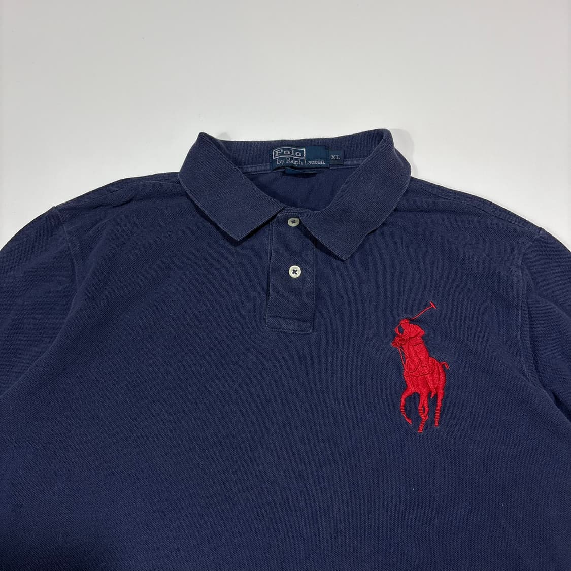 폴로랄프로렌 네이비 빅포니 긴팔 카라티 상품이미지3