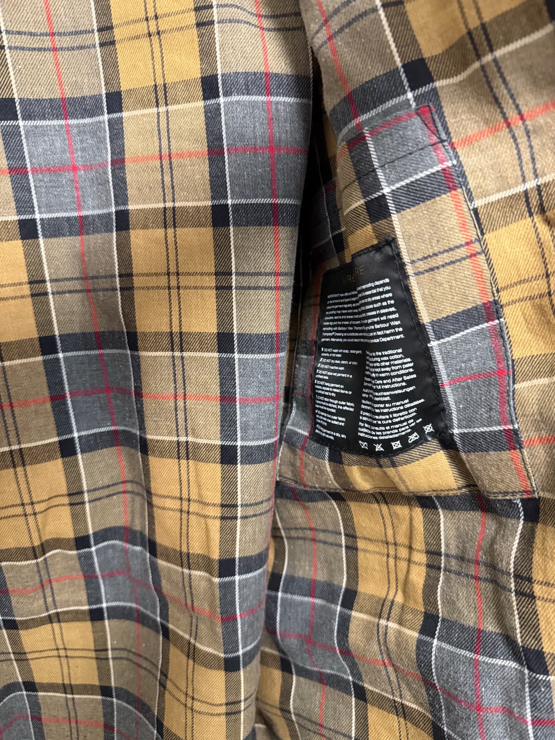 바버 인터내셔널 A7 왁스 자켓 블랙 상품이미지5