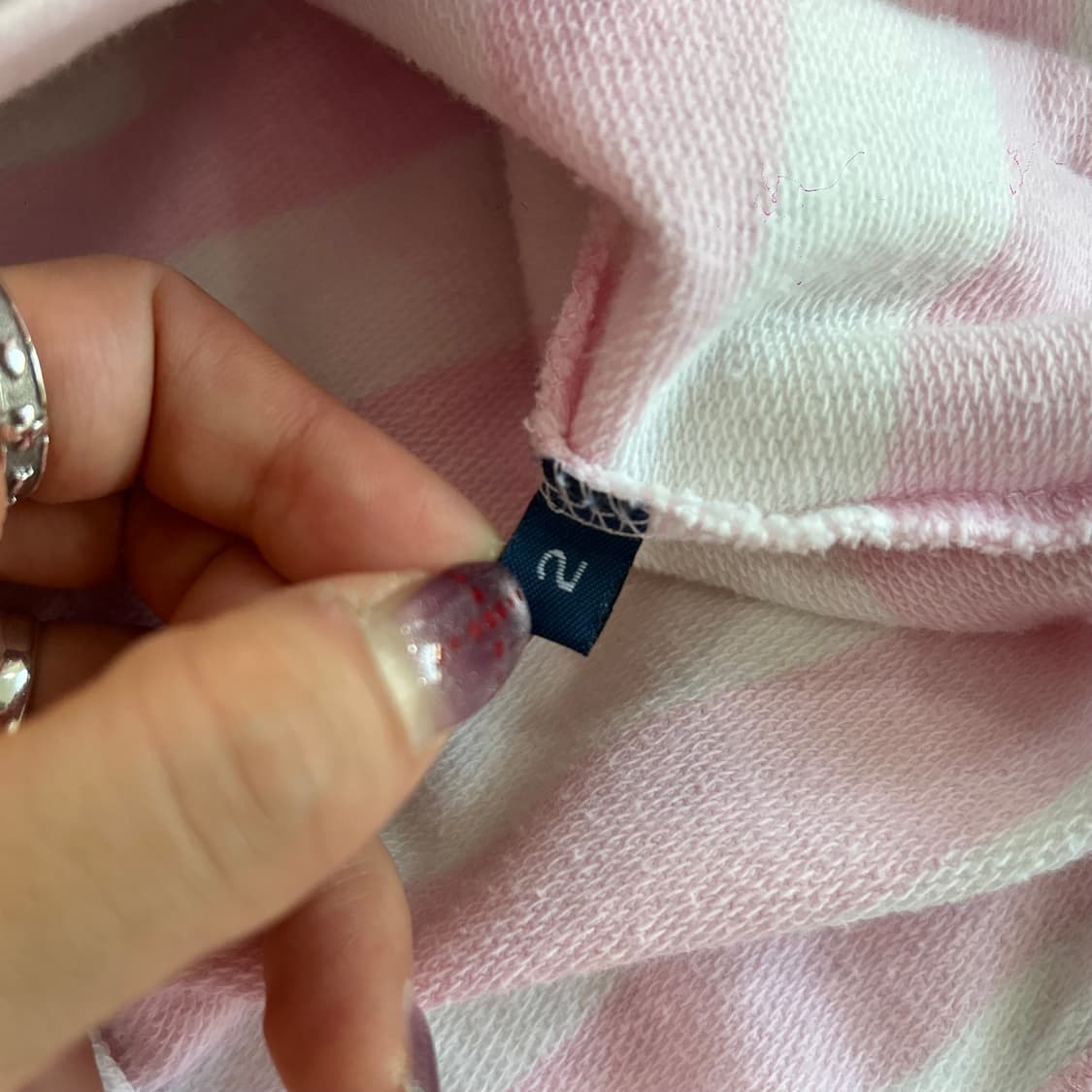 Polo 폴로 핑크포니 스트라이프 후드집업 상품이미지7