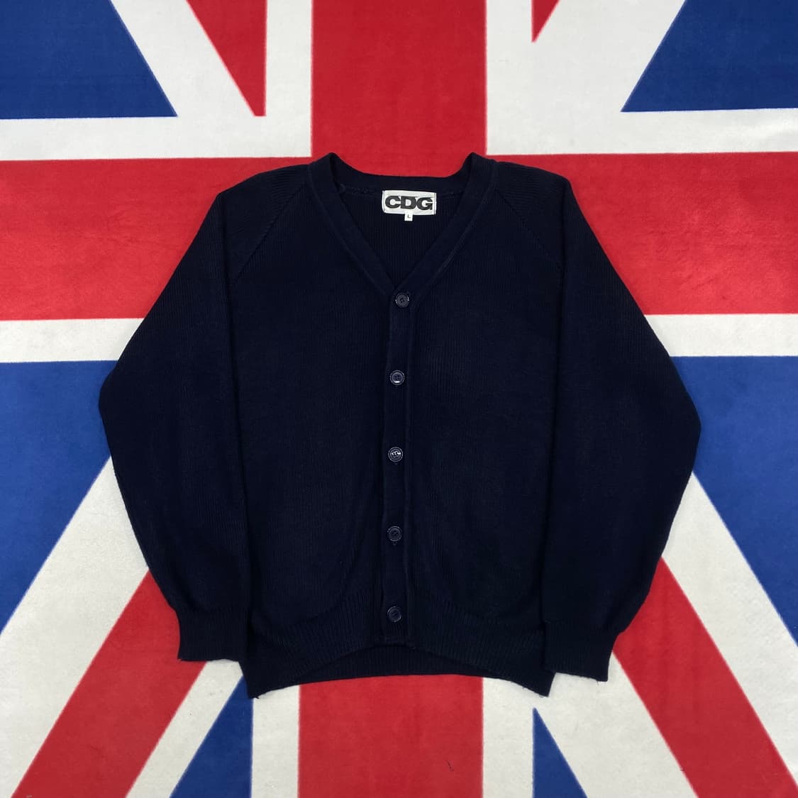 꼼데가르송 CDG 백로고 가디건 L  상품이미지4