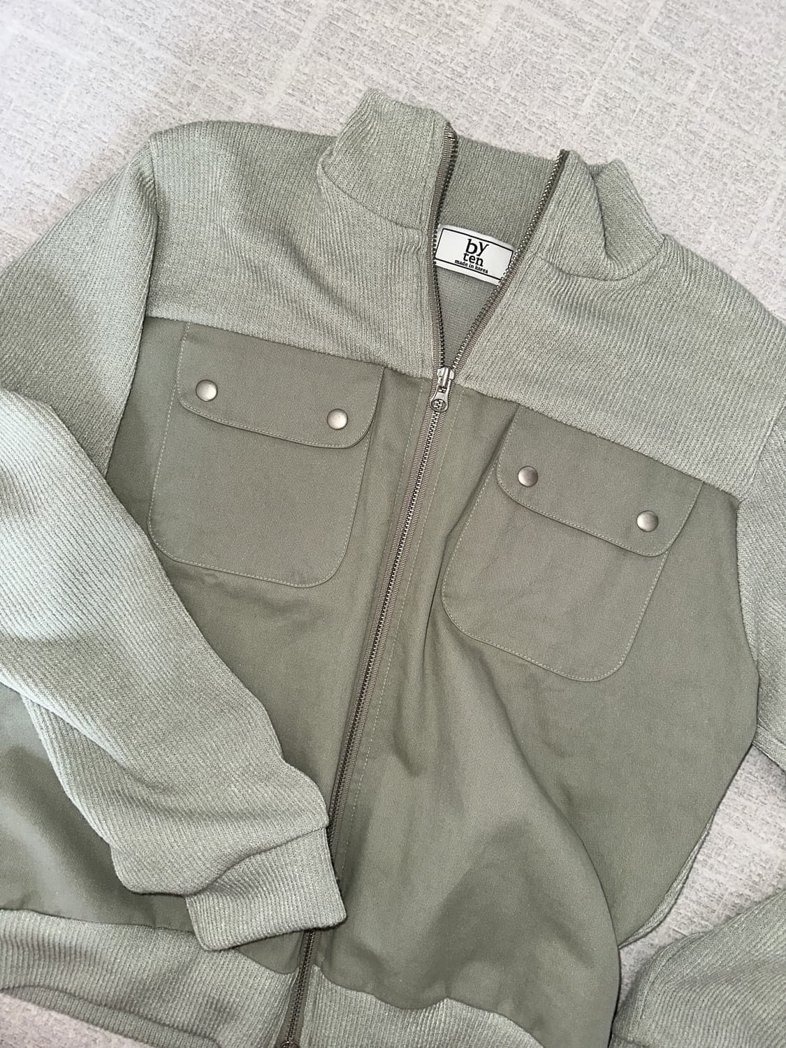 투웨이 니트집업 상품이미지1