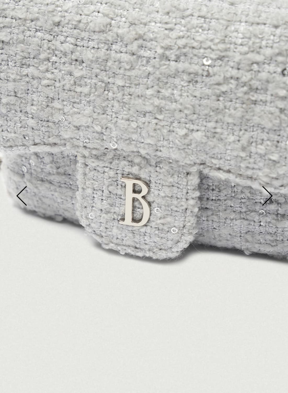 더바넷 Tweed Chain Belt Mini Bag_Mint 상품이미지5