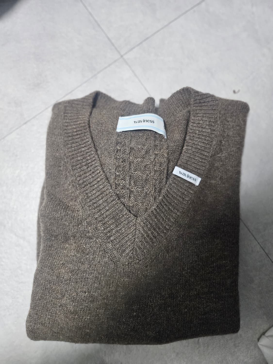 웨이비니스 호이리거 브이넥 1사이즈 상품이미지1