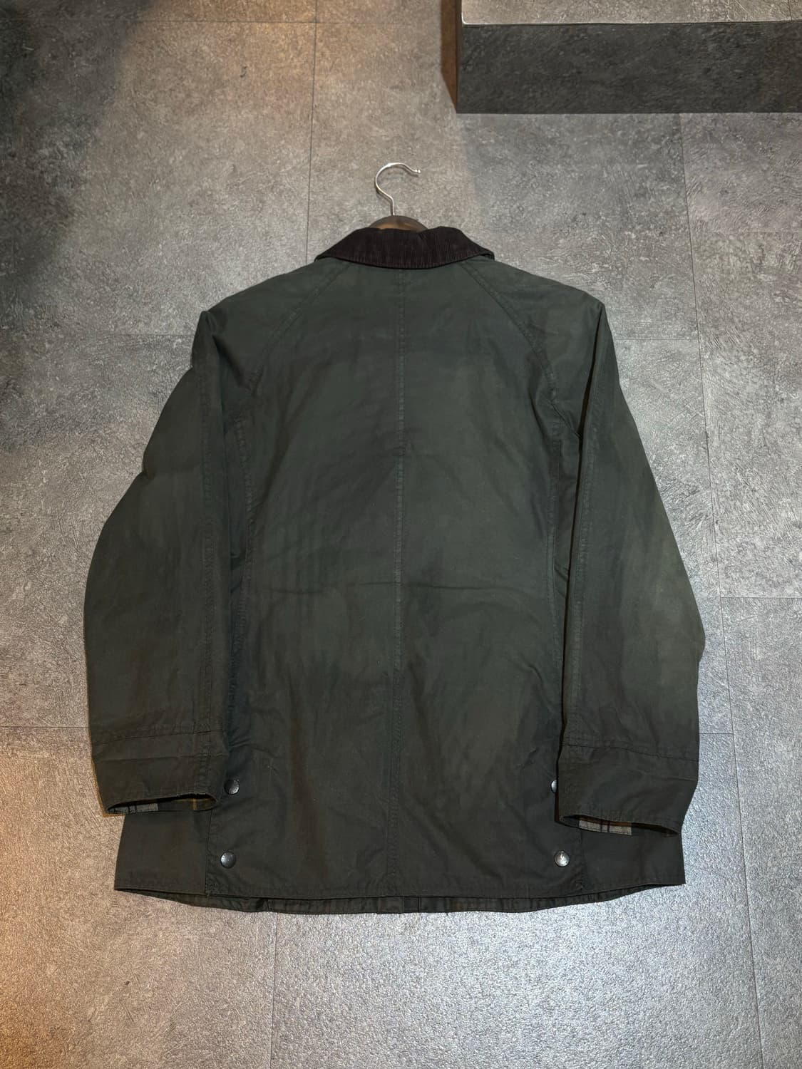 바버 여성 비드넬 왁스 자켓 UK10사이즈 상품이미지3