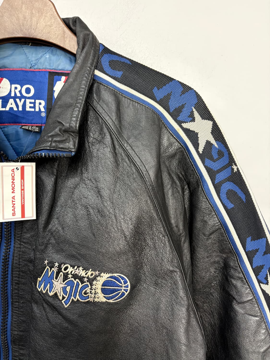 프로플레이어 NBA 올랜도매직 올드스쿨 레더 자켓 A3619 상품이미지4