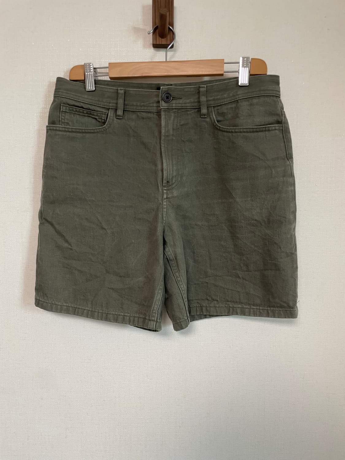 A.P.C. 올리브 데님 반바지 M 32 사이즈 상품이미지1