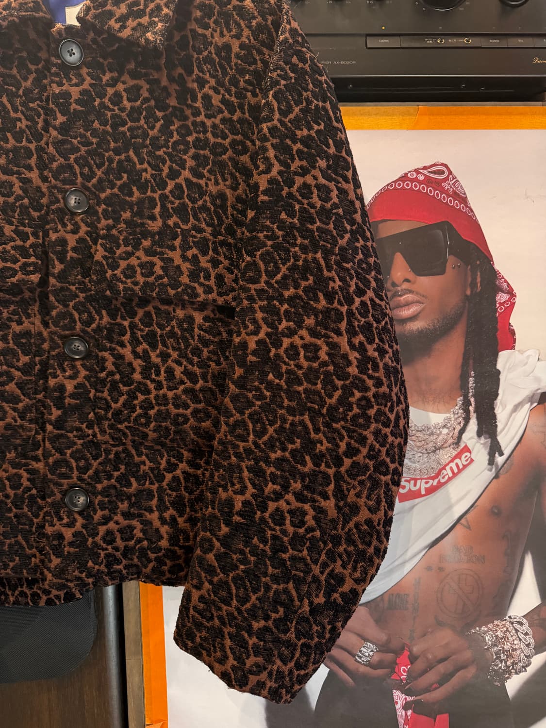 토프 레오파드 자카드 자켓 1(L) 상품이미지3
