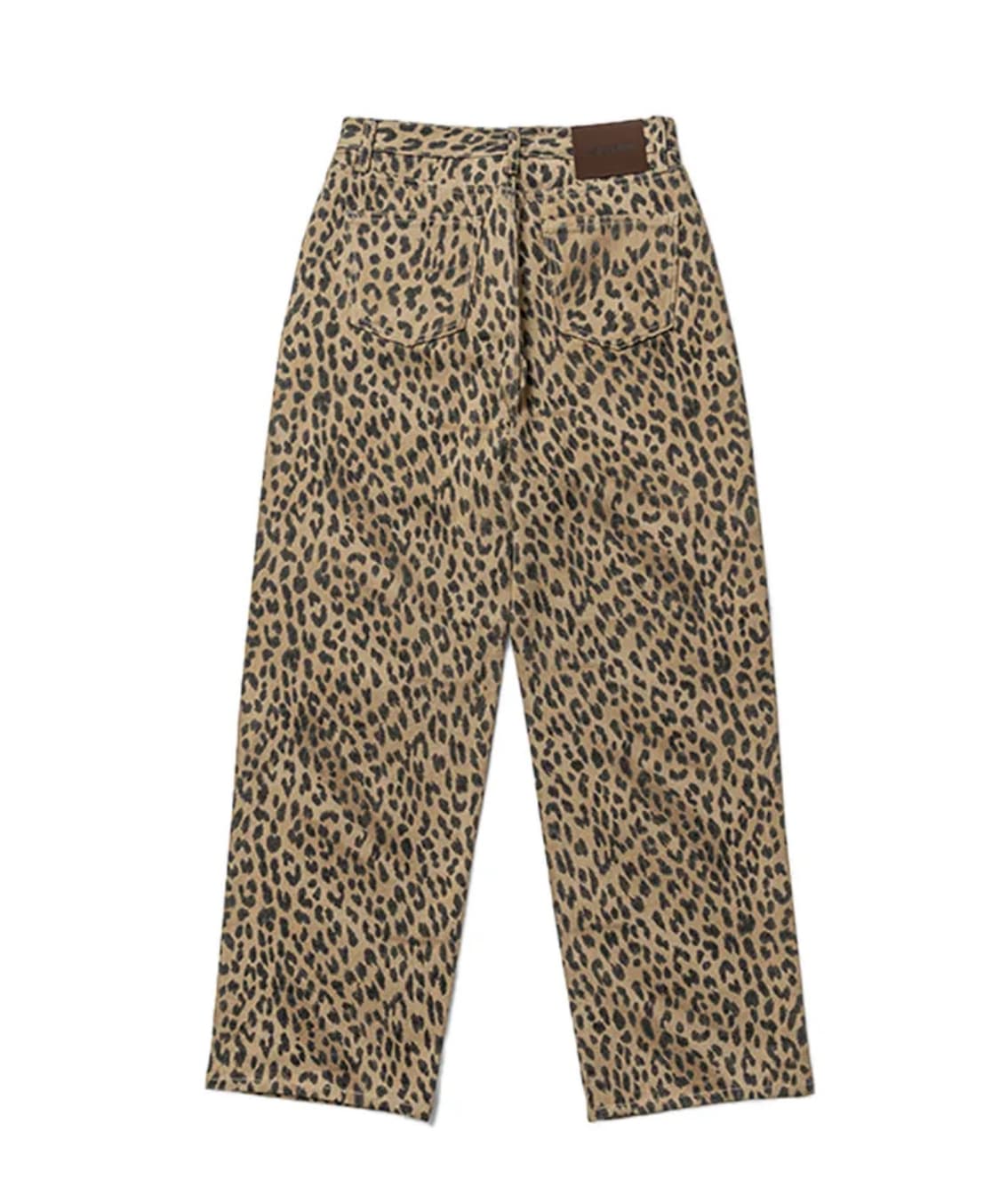 WIDE LEOPARD PANTS, BROWN 상품이미지5