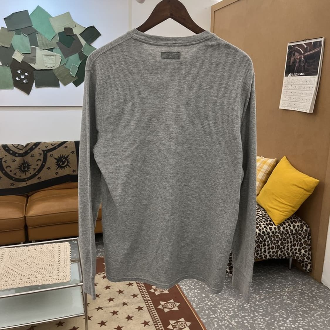 폴로 랄프로렌 빈티지 모던 캐주얼 와플 롱슬리브 L C09832 상품이미지4