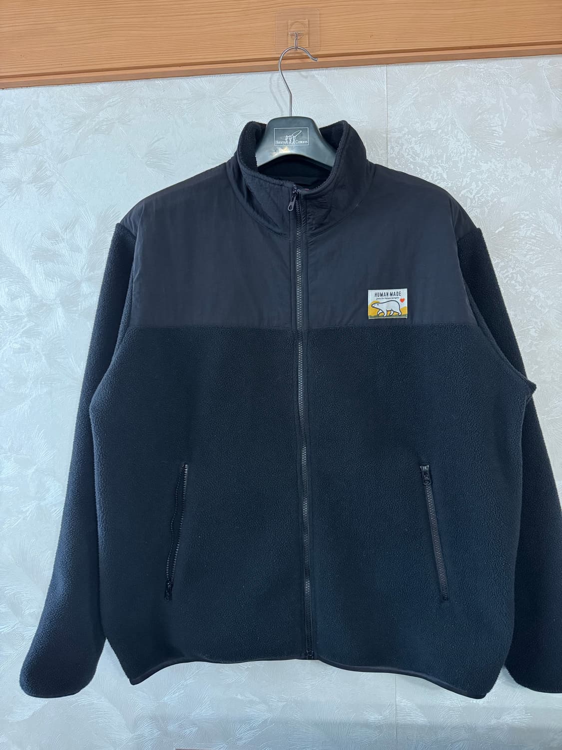 휴먼 메이드 플리스 자켓 블랙 상품이미지1