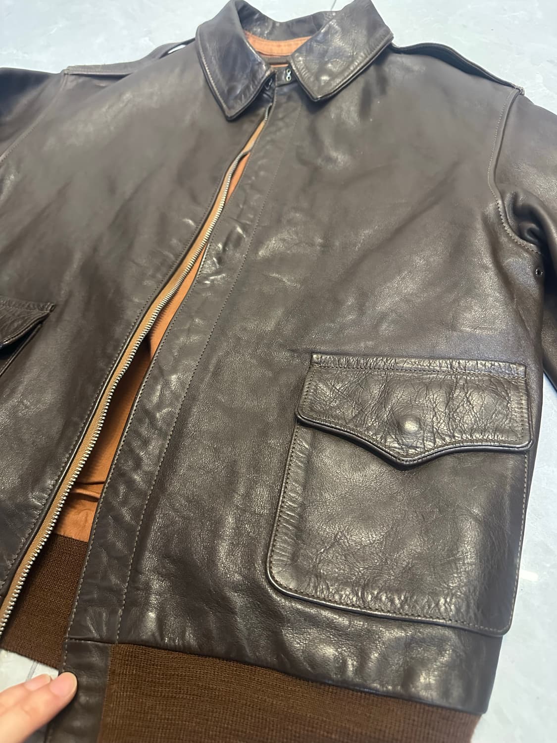 토이즈 맥코이 a2 말가죽 자켓 42사이즈 상품이미지6