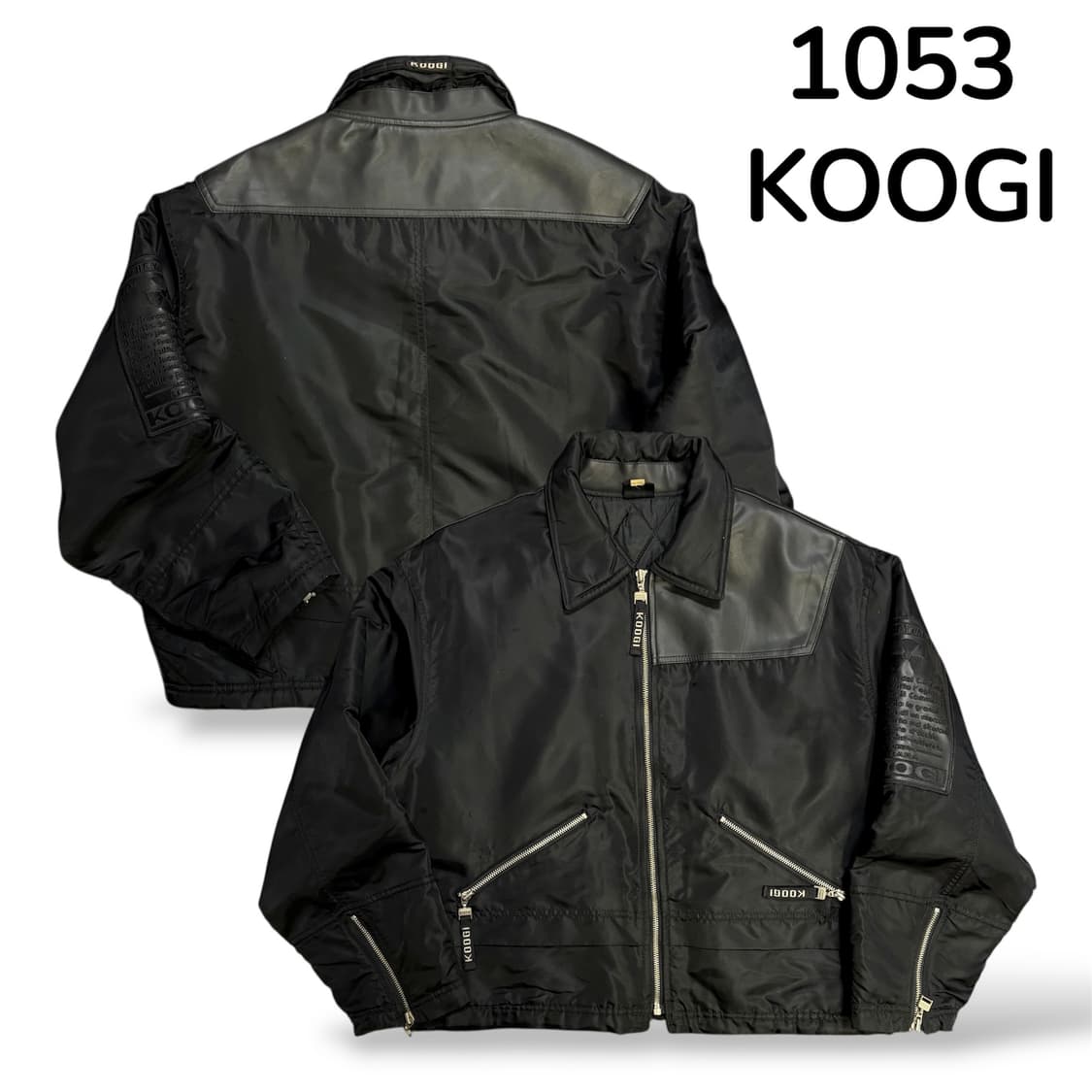 Koogi 블랙 라이더자켓 XL 상품이미지1