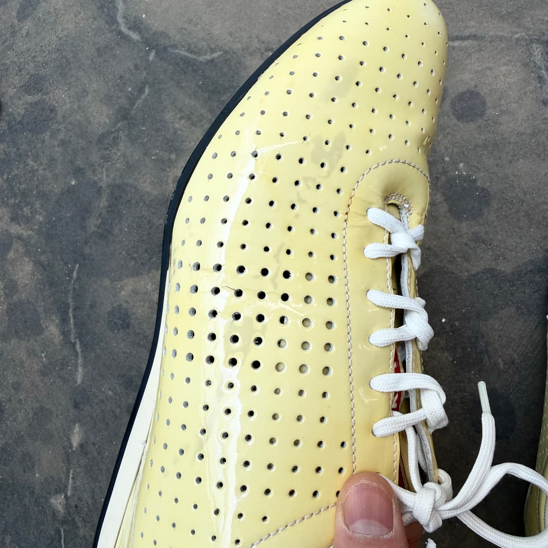 프라다 스포츠 페이던트 크림 스니커즈  상품이미지9