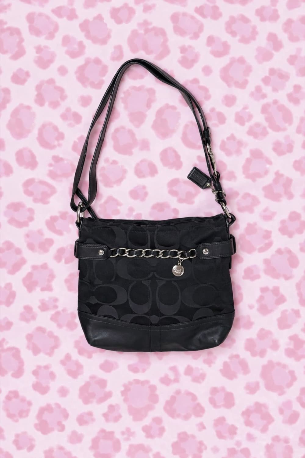 코치 갸루 블랙 숄더백 상품이미지1