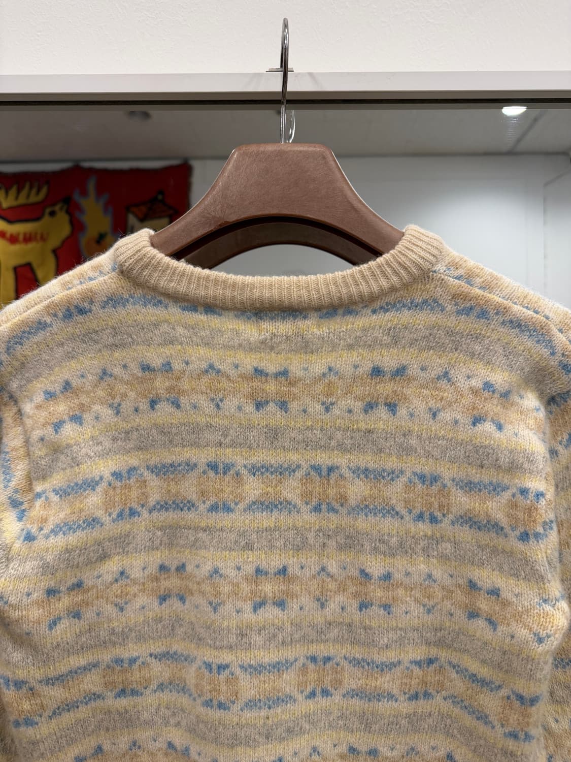 Egg Shell 빈티지 울 니트 상품이미지5