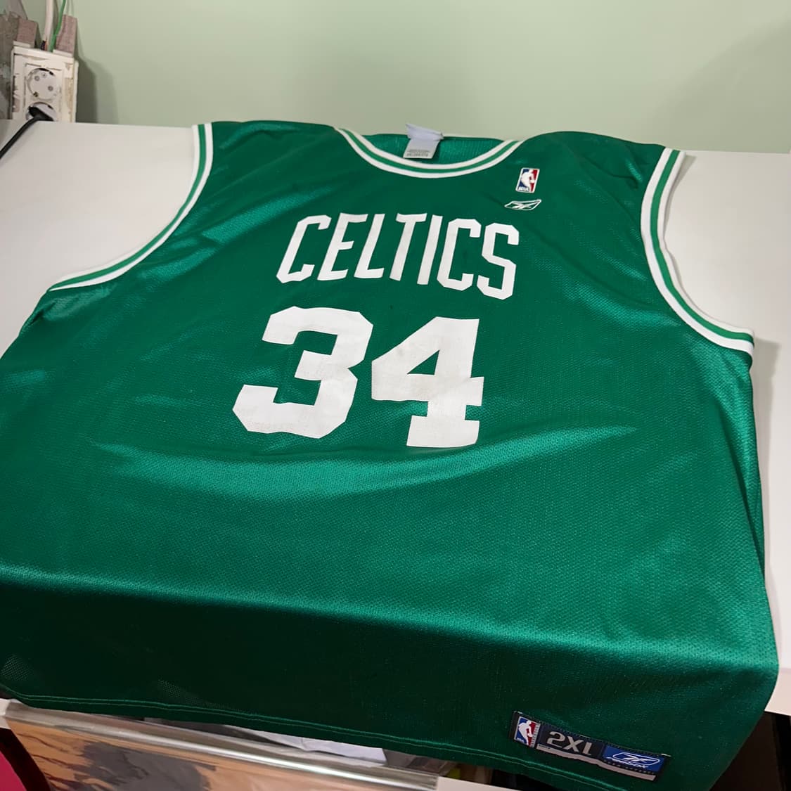 2XL 리복 NBA 보스턴셀틱스 레전드 폴피어스 농구져지 상품이미지3