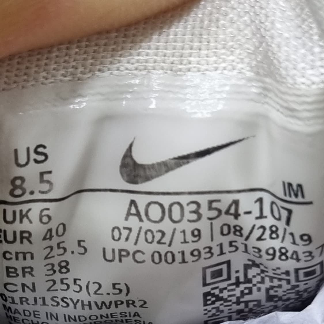 나이키 줌 2K 운동화255 상품이미지6