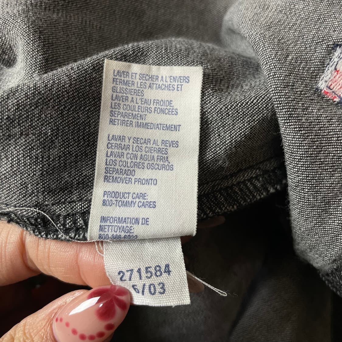 타미힐피거 흑청 셔츠 미디 원피스 8 상품이미지6