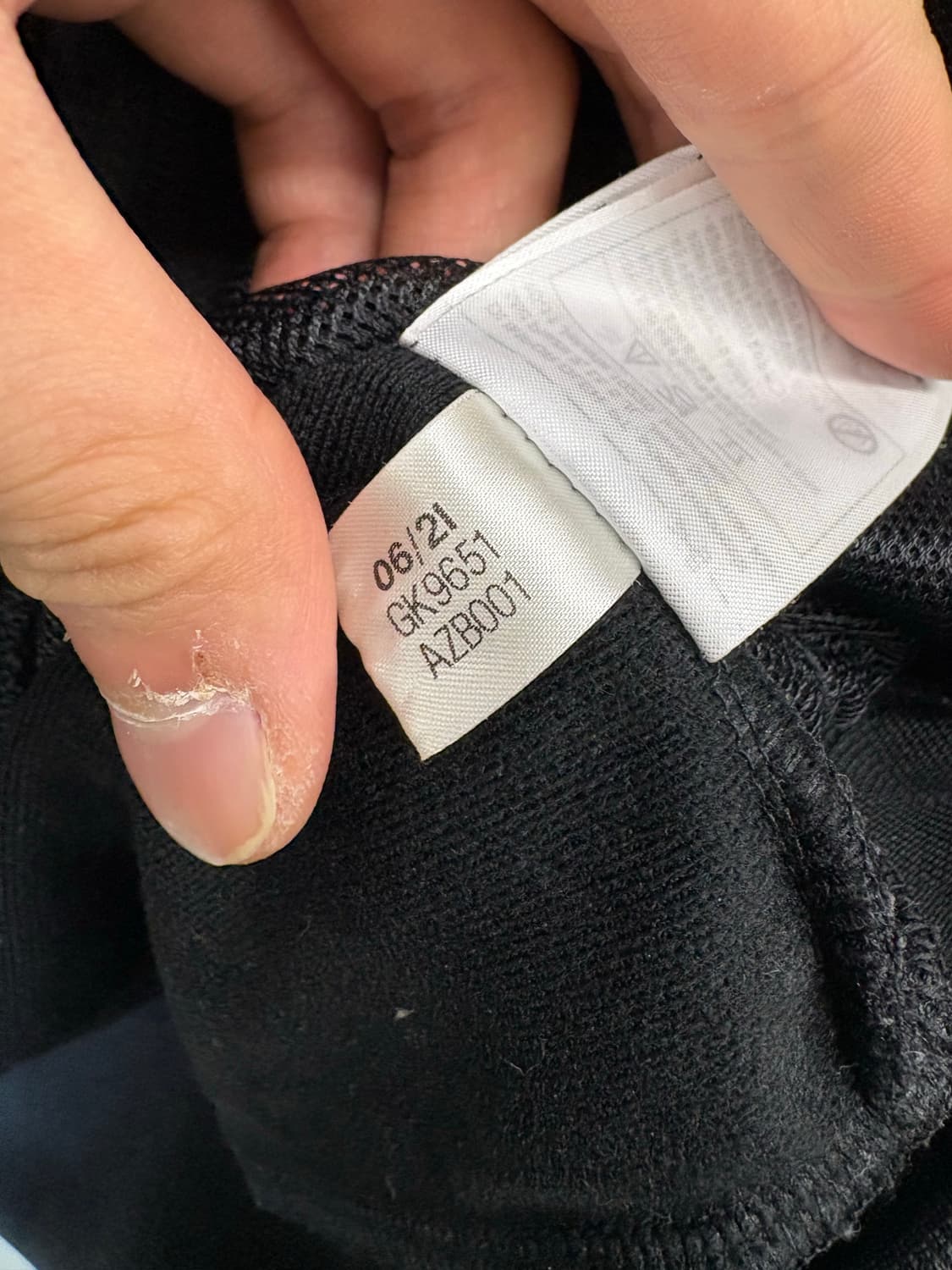 아디다스 기본 삼선 트랙탑 져지 블랙 상품이미지6