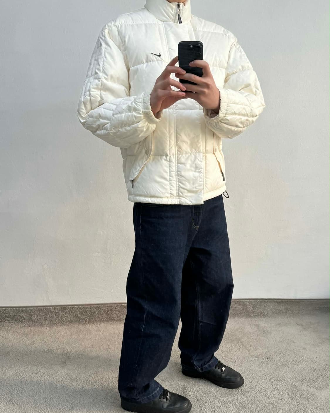 [L] 나이키 00s 솔로 스우시 다운 푸퍼 패딩 자켓 상품이미지3