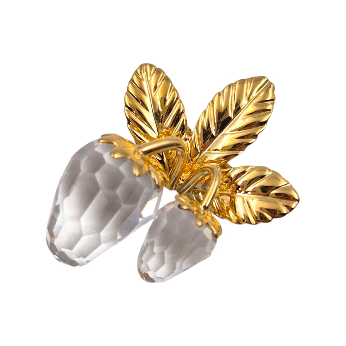 90s 스와로브스키 크리스탈 딸기 브로치 상품이미지4