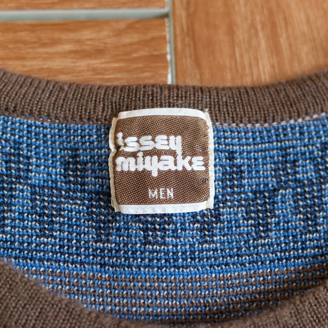 80’s Issey miyake jacquard knit sweater 상품이미지8