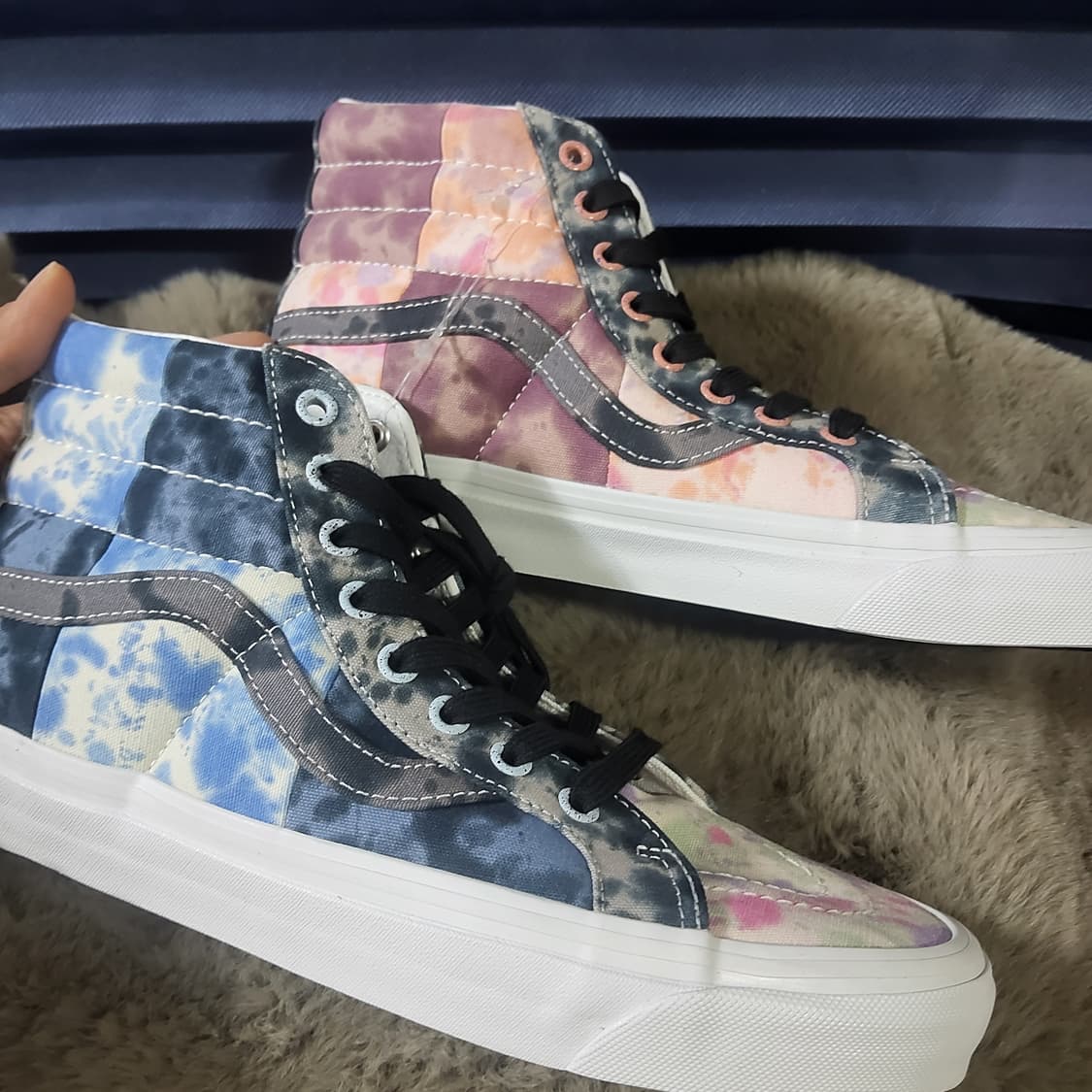 New 새상품 반스 vans 스케이트 하이 멀티 타이다이 260 상품이미지7