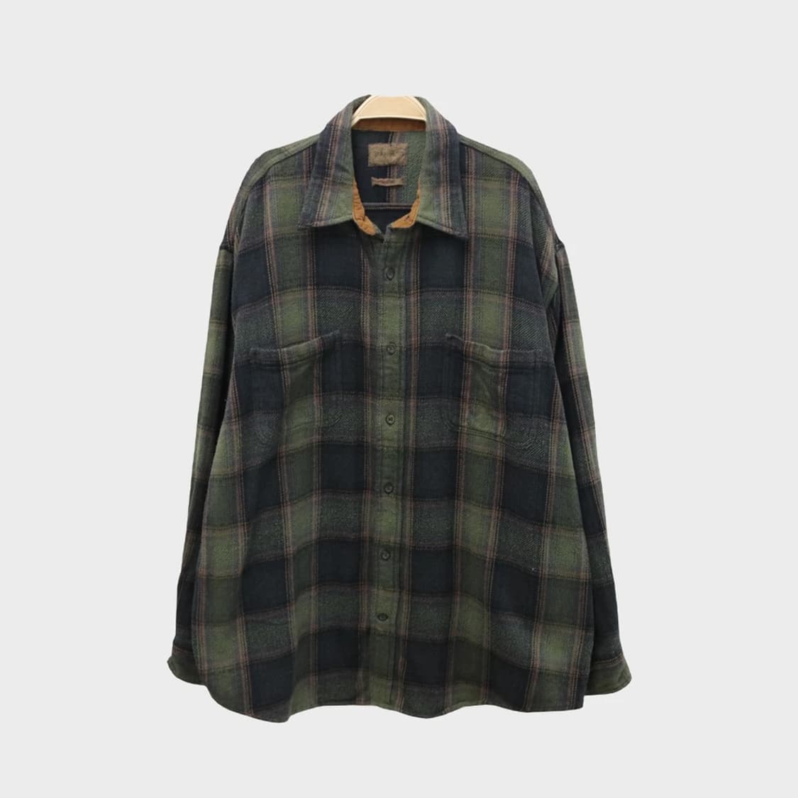 세인트존슨베이 그린 체크 셔츠 61025 상품이미지1