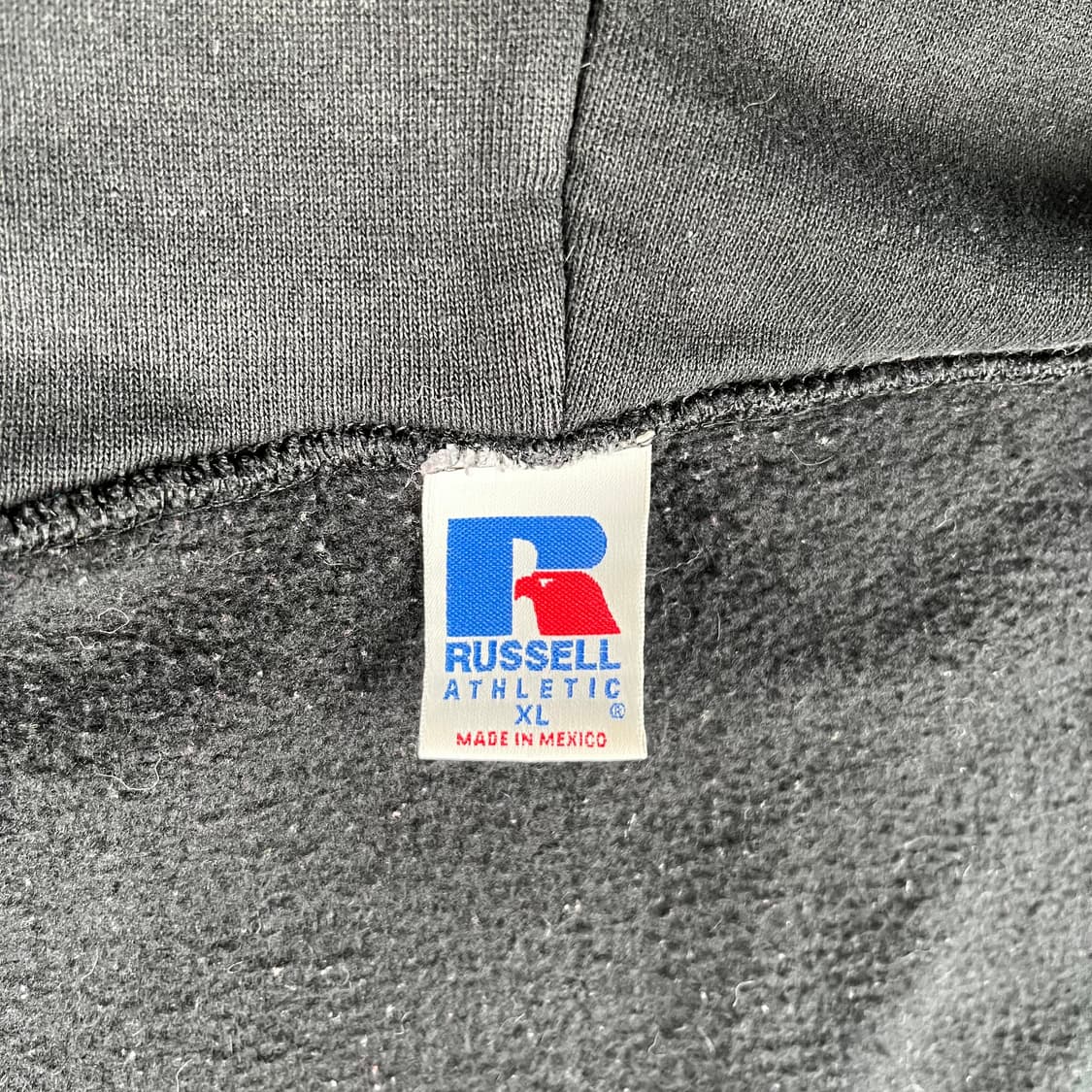 빈티지 러셀 애슬레틱 블랙 후드집업 상품이미지4