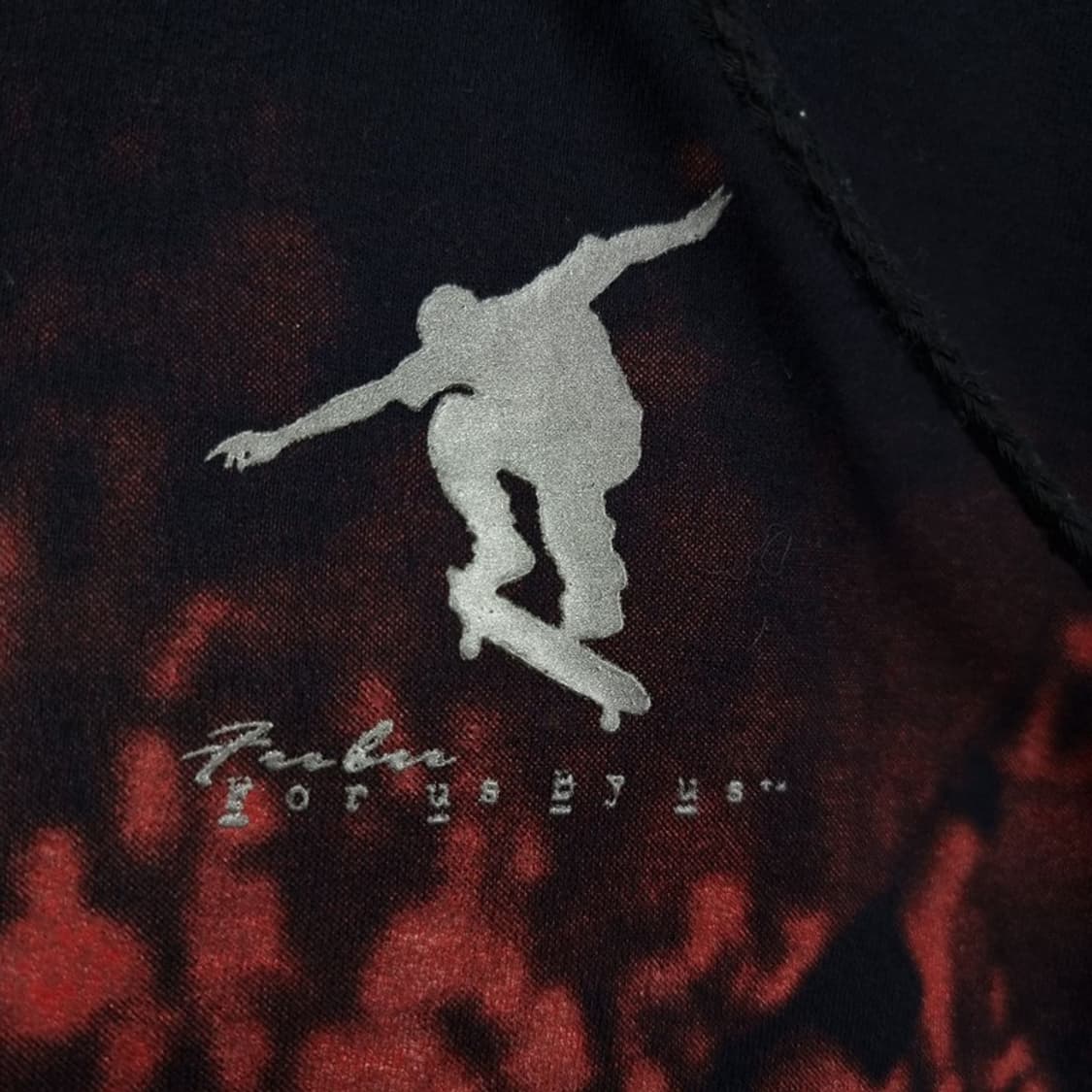 [푸부] 올드스쿨 빈티지 그래픽 프린팅 스웻 후드 베스트 M18270 상품이미지6